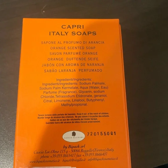 Capri Italy Orange Soap - Picture 3 of 3